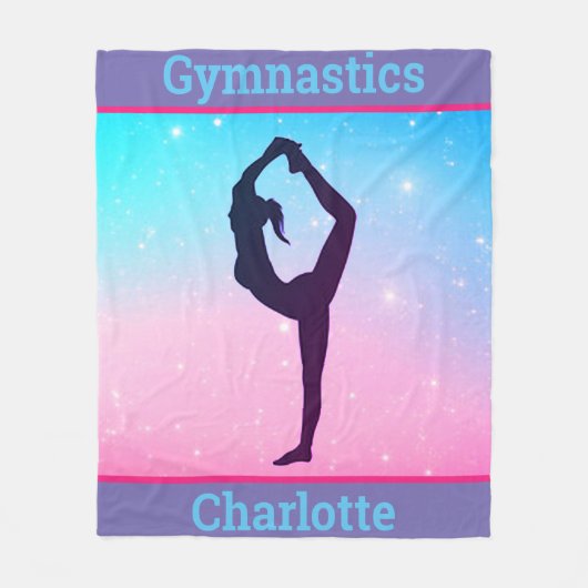 Gymnastik Skorpion Pastel Fleece Blanket (Vorderseite)