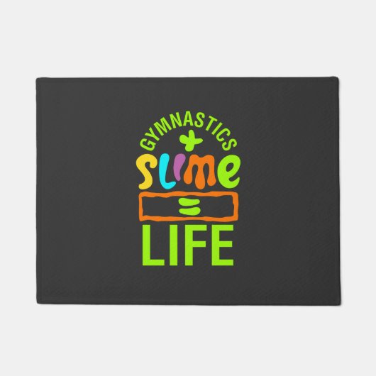 Gymnastik & Slime Fußmatte (Vorderseite)