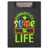 Gymnastik & Slime Klemmbrett (Vorderseite)
