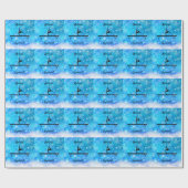 Gymnastik Snowflake Balance Beam Geschenkpapier (Flach)