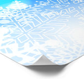 Gymnastik Snowflake Balance Beam Poster (Ecke)