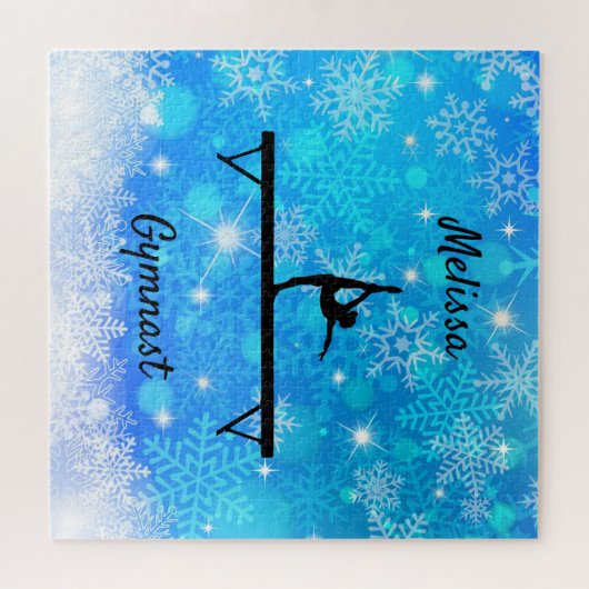 Gymnastik Snowflake Balance Beam Puzzle (Horizontal)