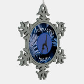 Gymnastik Snowflake Gerahmte Ornamente (Links)