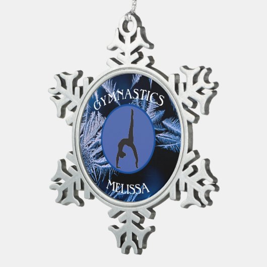 Gymnastik Snowflake Gerahmte Ornamente (Rechts)