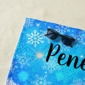 Gymnastik Snowflake Strandtuch (Beispiel)