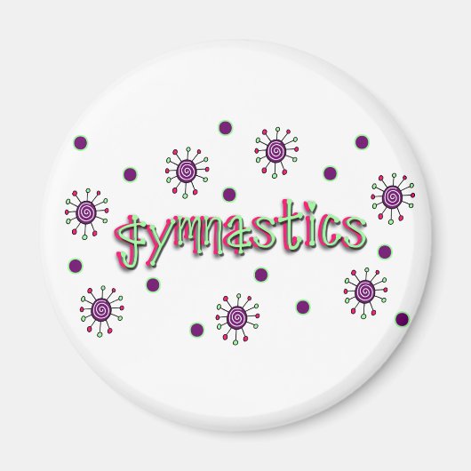 Gymnastik Solarpunkte Magnet (Vorne)