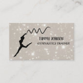 Gymnastik Sparkle Visitenkarte (Vorderseite)