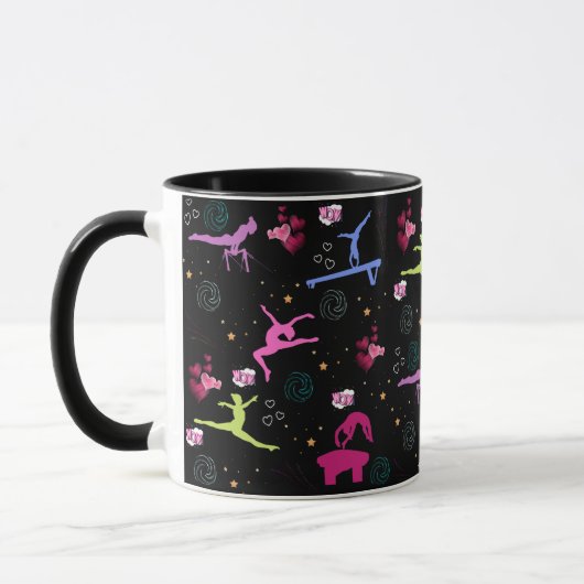 Gymnastik Spaß drucken Tasse (Links)