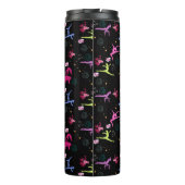 Gymnastik Spaß drucken Thermosbecher (Rückseite)