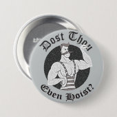 Gymnastik Spaß - Host du überhaupt? Circus Strongm Button (Vorne & Hinten)