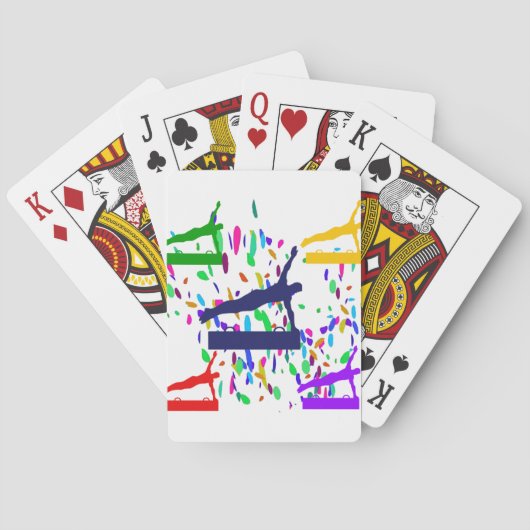 GYMNASTIK SPIELKARTEN (Rückseite)