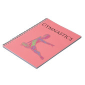 Gymnastik Spiralheft. Notizblock (Linke Seite)