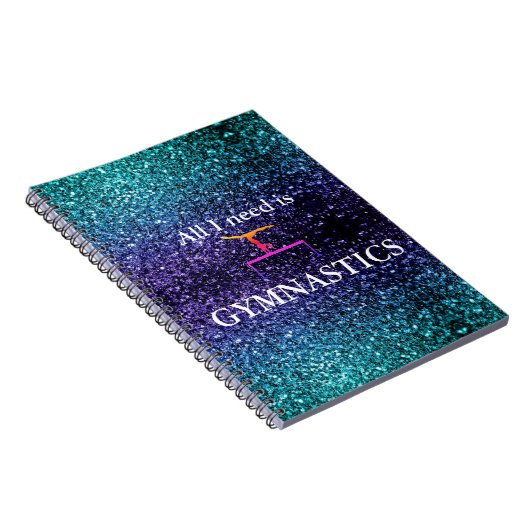 GYMNASTIK-SPIRALNOTEBOOK NOTIZBLOCK (Rechte Seite)