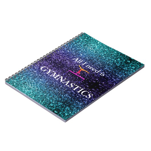 GYMNASTIK-SPIRALNOTEBOOK NOTIZBLOCK (Linke Seite)