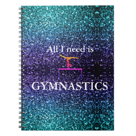 GYMNASTIK-SPIRALNOTEBOOK NOTIZBLOCK (Vorderseite)