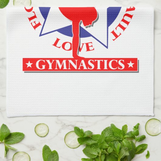 Gymnastik Star Handtuch (Gefaltet)