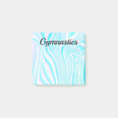 Gymnastik-Stationerie nach dem it notiert Post-it Klebezettel (Vorderseite)