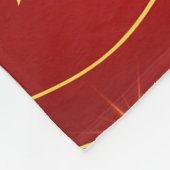 Gymnastik Sterne Gelb und Rot Fleece Blanken (Ecke)