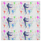 Gymnastik Stoff (Muster)