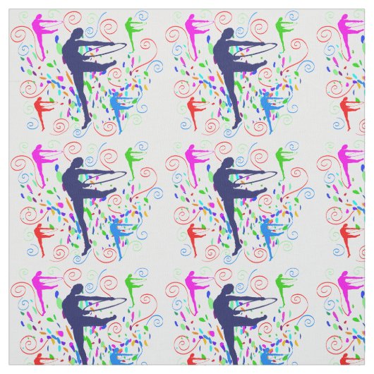 Gymnastik Stoff (Muster)