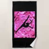 Gymnastik Strandtuch. Strandtuch (Vorderseite)