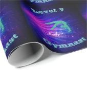 Gymnastik Stufe 7 Sternexplosion - Individuelle Na Geschenkpapier (Rolleneckpunkt)