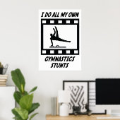 Gymnastik Stunts Poster (Heimbüro)