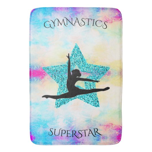 Gymnastik Superstar Badematte (Vorderseite Vertikal)