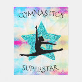 Gymnastik Superstar Fleece Blanket (Vorderseite)