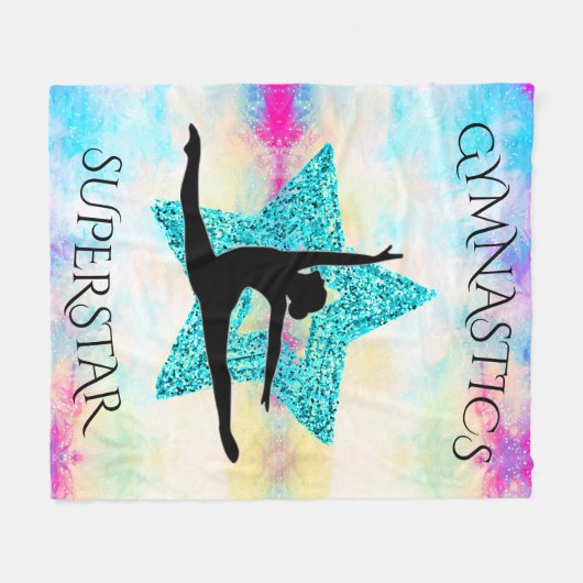 Gymnastik Superstar Fleece Blanket (Vorderseite (Horizontal))