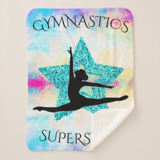 Gymnastik Superstar Fleece Blanket Sherpadecke (Vorderseite)
