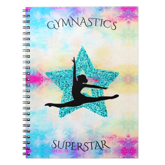 Gymnastik Superstar Notizblock (Vorderseite)