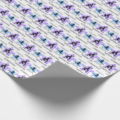 Gymnastik Superstar Wrapping Paper Geschenkpapier (Ecke)