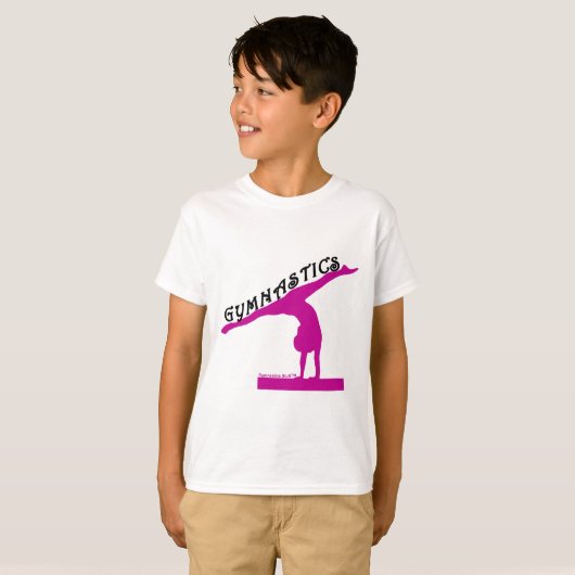 Gymnastik T - Shirt, nettes Geschenk. T-Shirt (Vorne ganz)