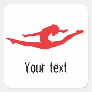 Gymnastik Tance Cheer Stickers