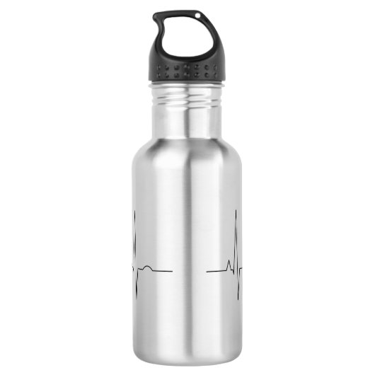 Gymnastik Tänzer Edelstahlflasche (Rückseite)