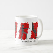 Gymnastik-Tasse Kaffeetasse (VorderseiteRechts)