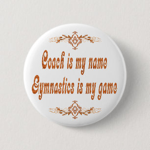 Gymnastik-Trainer Button