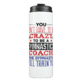 Gymnastik-Trainer Gefälliges Geschenk Thermosbecher (Vorderseite)