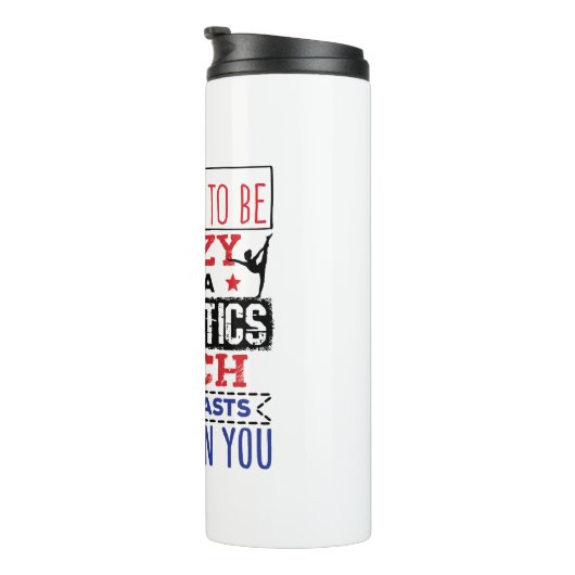 Gymnastik-Trainer Gefälliges Geschenk Thermosbecher (Nach rechts gedreht)