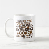 Gymnastik-Trainer-Geschenk Kaffeetasse (Links)