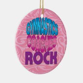 Gymnastik-Trainer-Geschenk Keramikornament (Rechts)