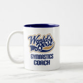 Gymnastik-Trainer-Geschenk Zweifarbige Tasse (Links)