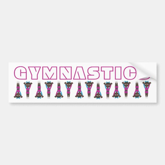 Gymnastik Tumbling Gymnast Gym Mama Coach Acrobat Autoaufkleber (Vorne)