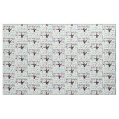 Gymnastik-Typografie-Gewebe Stoff (Yard (91,4 cm))