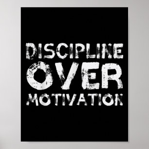 Gymnastik über Motivation Workout Fitness Männer Poster