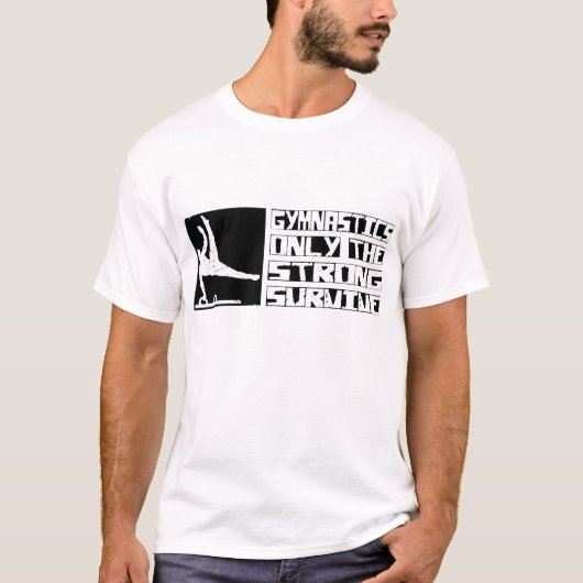 Gymnastik überleben T-Shirt (Vorderseite)