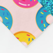Gymnastik und Donuts Fleecedecke (Ecke)