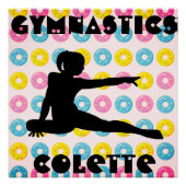 Gymnastik und Donuts Poster (Vorderseite)