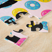 Gymnastik und Donuts Puzzle (Seite)
